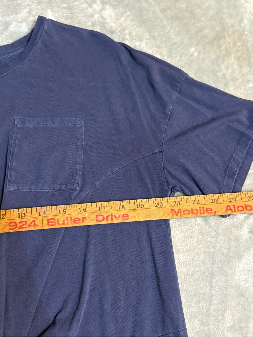 Lucky Brand Size Large Distressed Blue Color - Picture 7 of 11